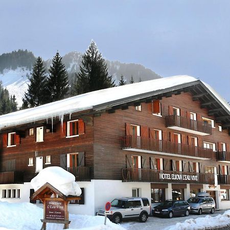 Hotel Eliova L'Eau Vive Châtel Exteriör bild