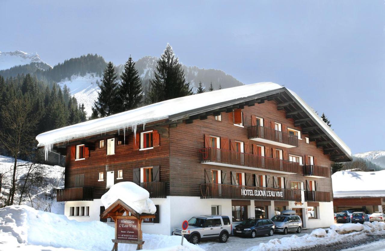 Hotel Eliova L'Eau Vive Châtel Exteriör bild