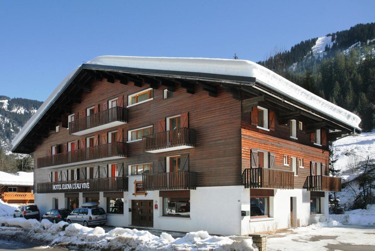 Hotel Eliova L'Eau Vive Châtel Exteriör bild